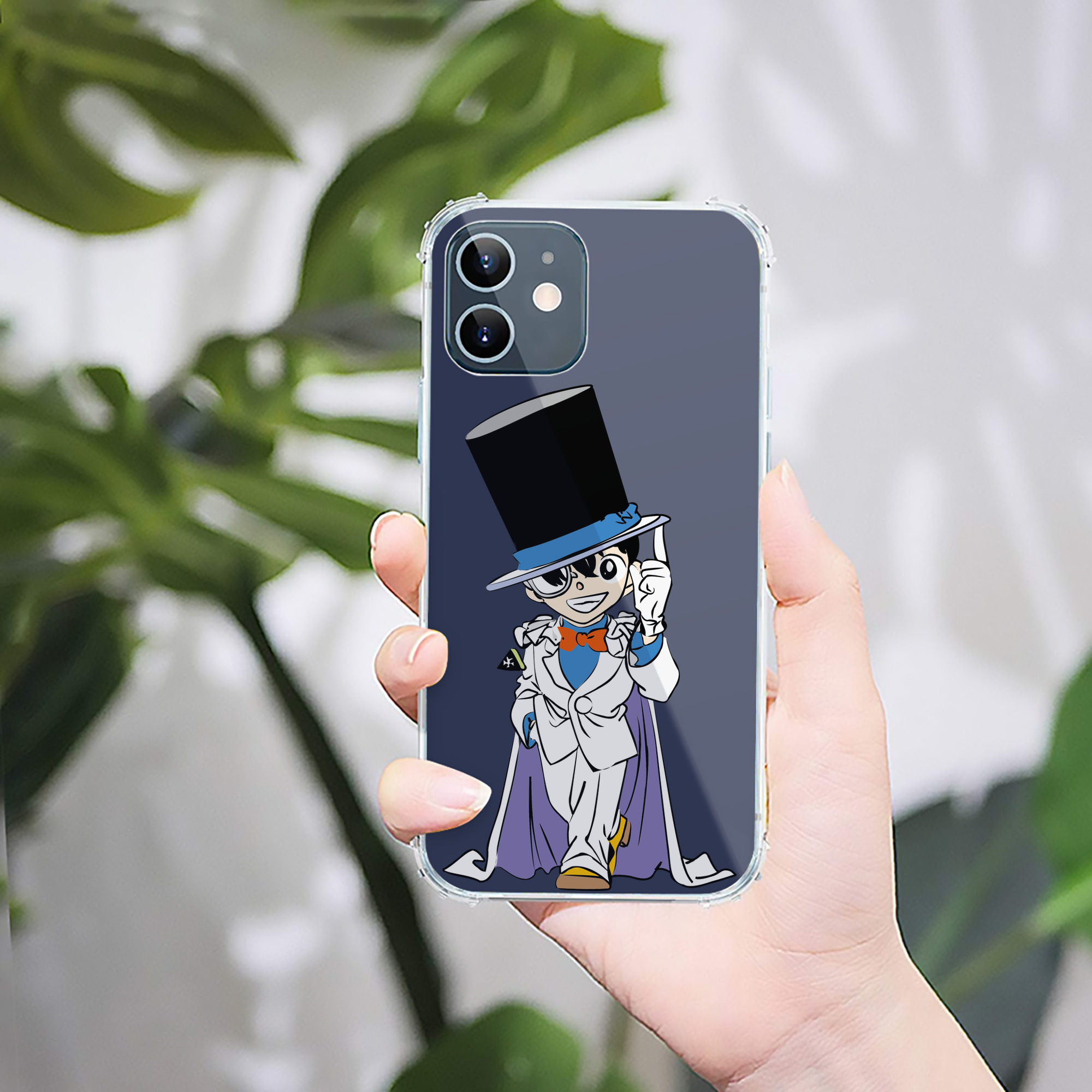 （画像用） 名探偵コナン 江戸川 コナン Detective Conan Conan Edogawa 【iPhone 12シリーズ対応】透明スマホケース（クリアソフトケース）